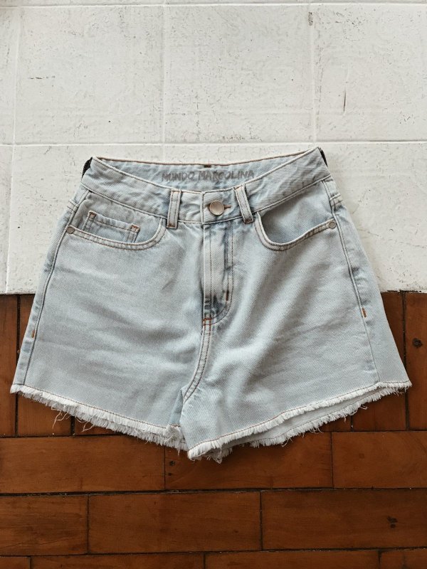 Shorts Jeans Julia Claro -14